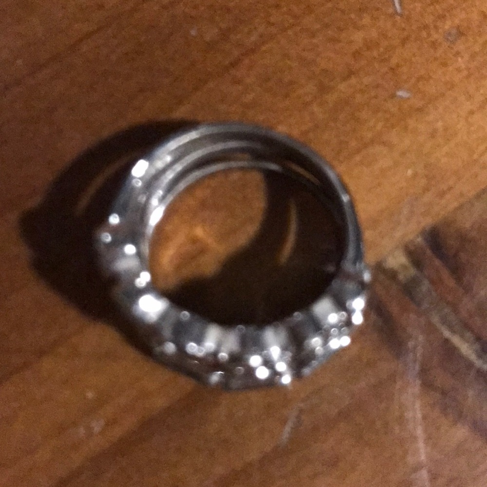 Silver triple Ring